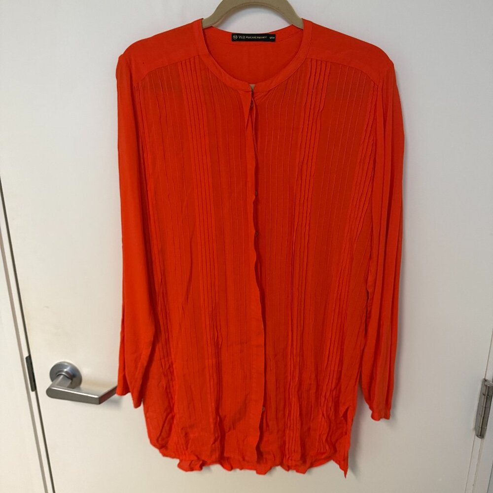 Vix Paula Hermanny Orange Cover-up Sz. Medium